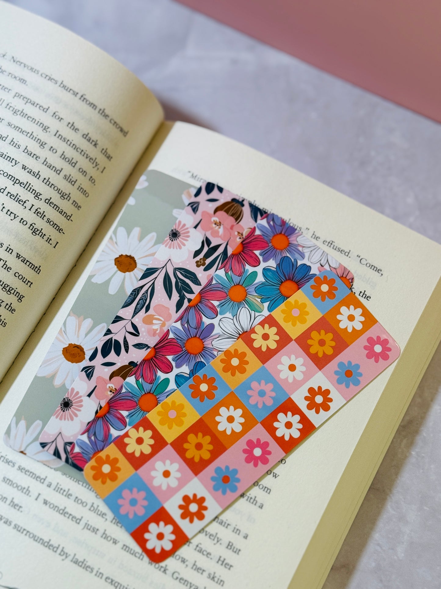 Flower Power Bookmarks