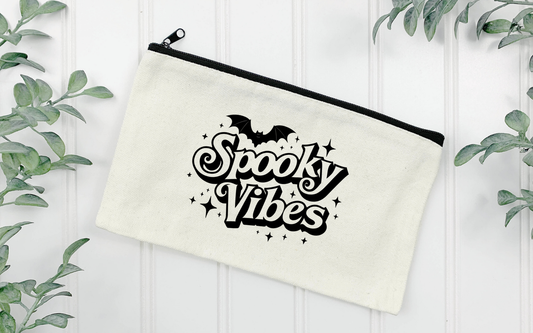 Spooky Vibes Zipper Pouch
