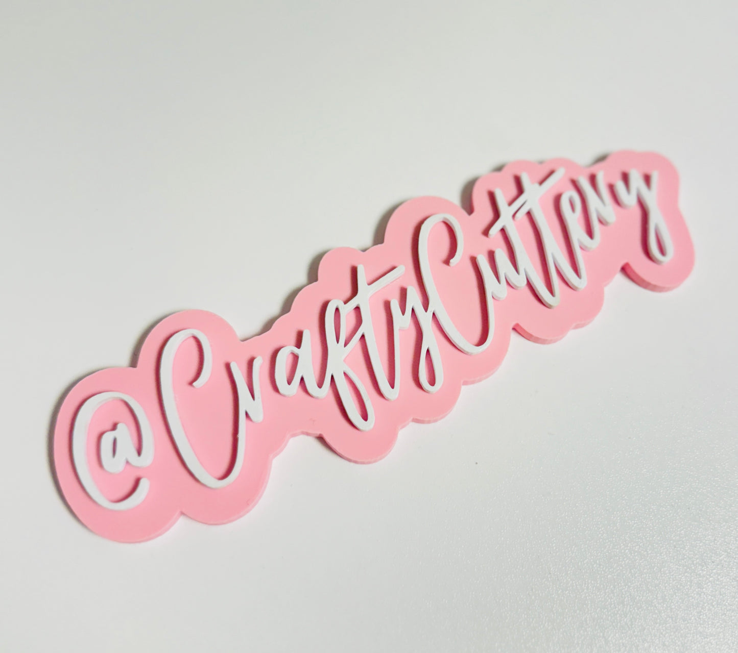 Custom Name Plate – Personalized 3D Printed Decor